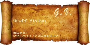Graff Vivien névjegykártya